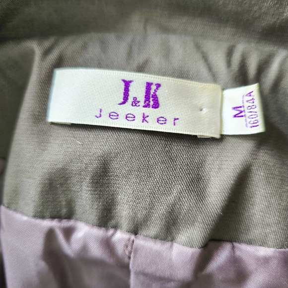 J & K Jeeker Women's Belted Trench Coat Size M - Picture 14 of 14